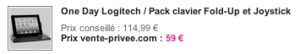 [Vente-Privee 18/03] Le Clavier Fold-Up Logitech pour iPad 2 à 59,00€