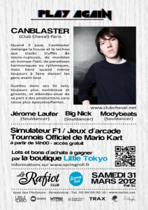 Play Again - Front - 31 03 2012 verso Tous au SpringRoll Festival !