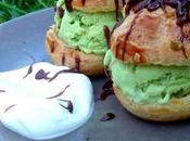 Profiteroles glacés, sauce chocolat récup'