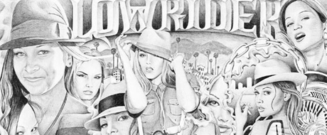 Lowrider tattoo flash