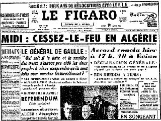 Il y a 50 ans : la fin de la Guerre d'Algérie