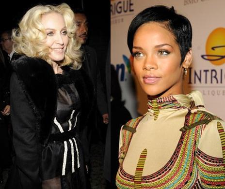 Écoutez les nouvelles chansons de Rihanna et Madonna