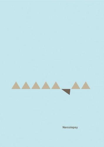 Des affiches illustrant diverses maladies mentales, par Graphic Patrick