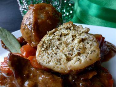 Beef and Guinness Stew with dumplings façon Jamie Oliver