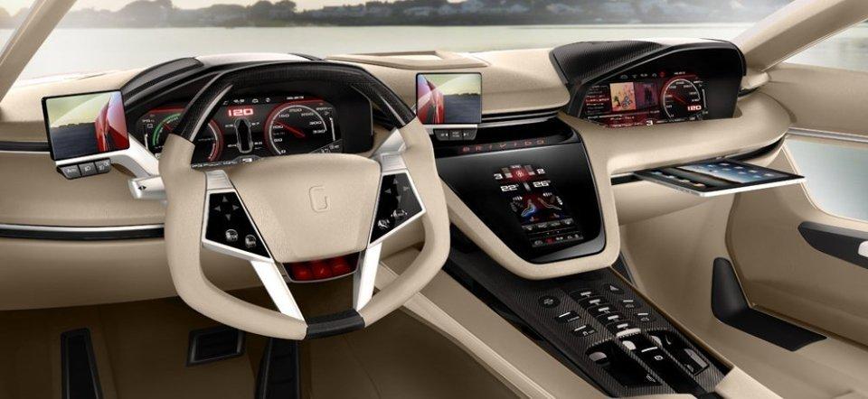 Le Brivido est l'un des plus beaux coupés, embarque l'iPad...