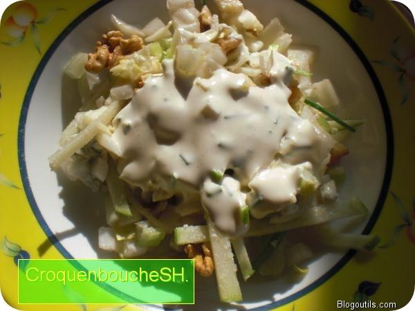 Salade-repas légère aux chiconx