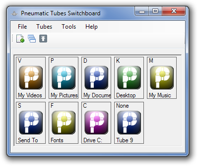 Pneumatic Tubes Switchboard