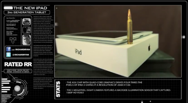 capture 10 600x329 WTF : Nouvel iPad contre Fusil dassault