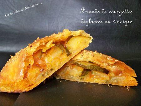 Friands de courgettes déglacées au vinaigre Friands de courgettes déglacées au vinaigre 2