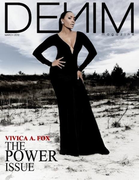 Vivica Fox dans Denim mag + behind the scenes