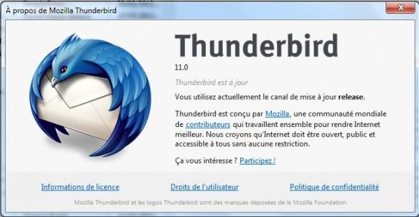 thunderbird 11 600x311 Thunderbird se met à jour en version 11