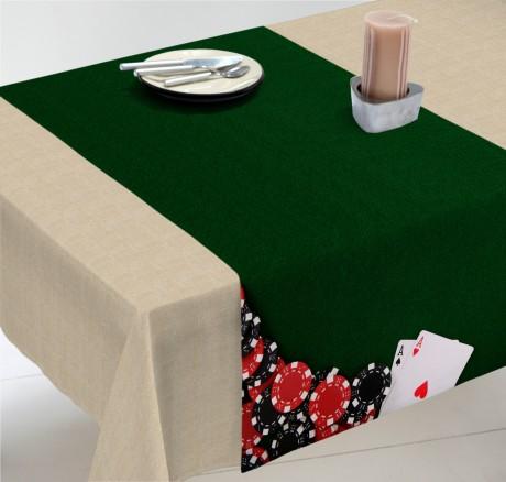 Créer un tapis de jeu, une nappe sur le thème du poker