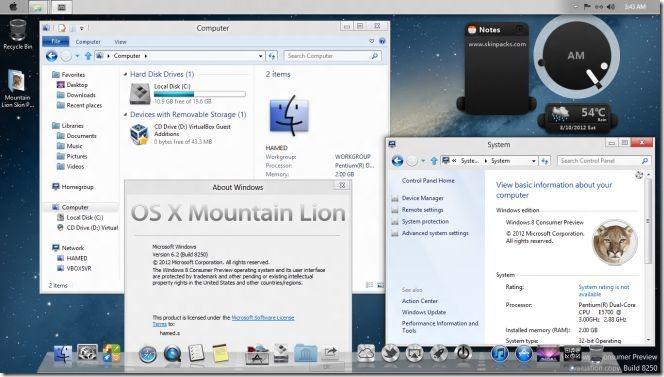 Windows 8 - Mountain Lion
