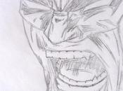 Wolverine: crayonné d'un homme colère.