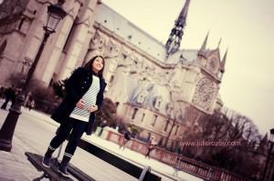 Vanessa & Benoît : séance photos future maman, Paris (75)