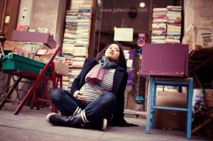 Vanessa & Benoît : séance photos future maman, Paris (75)