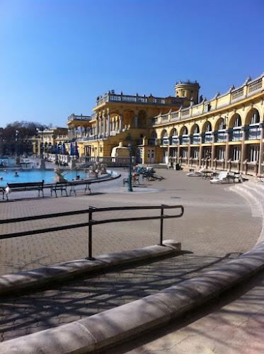 Les bains de Budapest en hiver