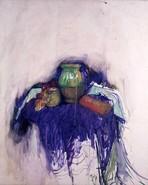 Nature morte vert et violet - 2001