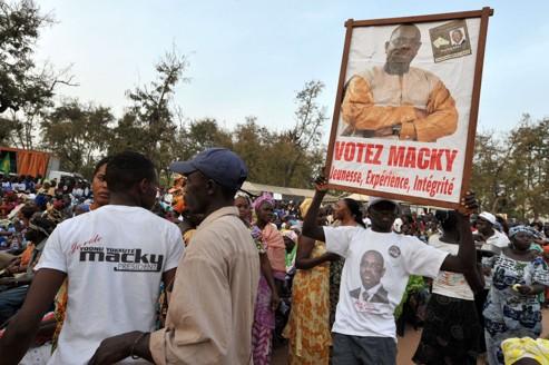 Manifestation de soutien à Macky Sall, samedi, à Ziguinchor.