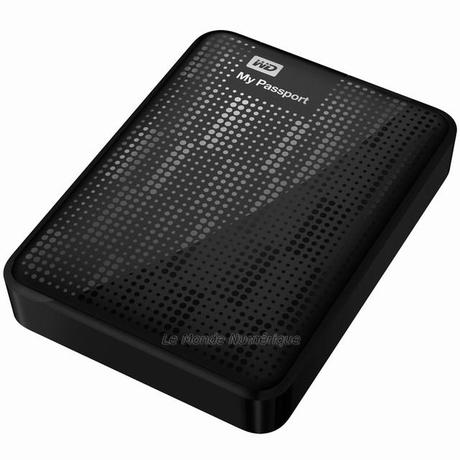 Le disque dur portable externe WD My Passport passe à 2 To