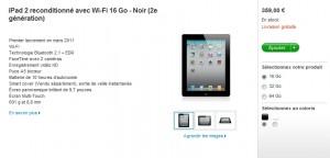 Promotions sur les iPad 2 neufs et reconditionnés actuellement !