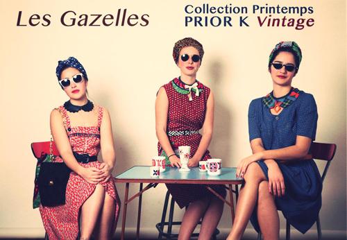 Les Gazelles Collection Printemps PRIOR K Vintage