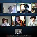 Skype et atelier sur l'enseignement de douglas harding