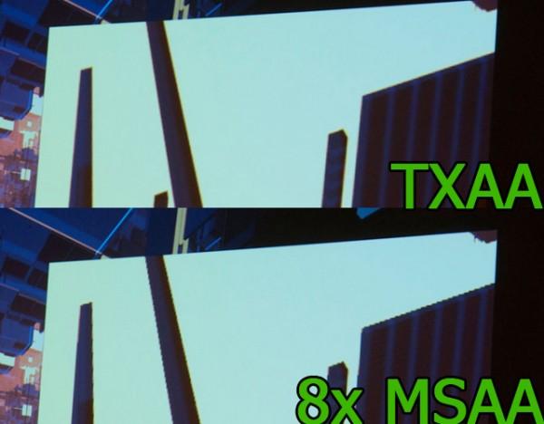 MSAA vs FXAA00001 600x468 NVIDIA dévoile la GTX 680, orgie de chiffres en approche