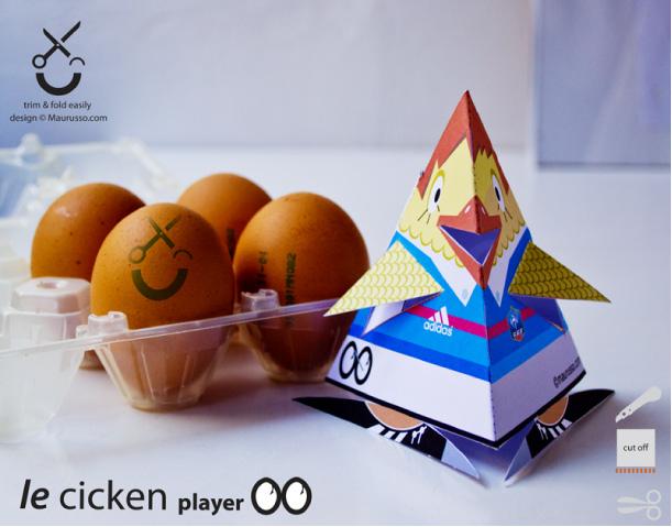 Le Coq Footballeur de Mau Russo