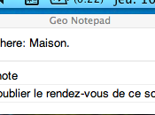 Notepad: alertes géolocalisées Google Chrome
