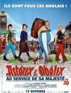 Cinéma : Astérix et Obélix au service de sa majesté, affiche