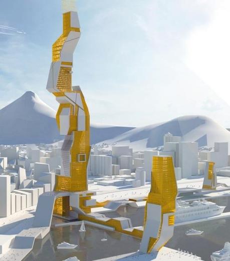 Un gratte-ciel au Cap par Makeka Design