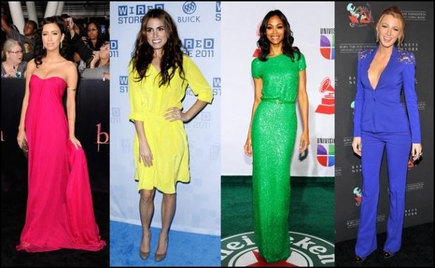 Mon shopping coloré du vendredi!