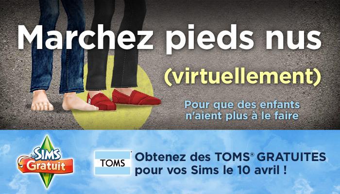 Les Sims GRATUIT sur iPhone soutiennent la Journée sans chaussures...
