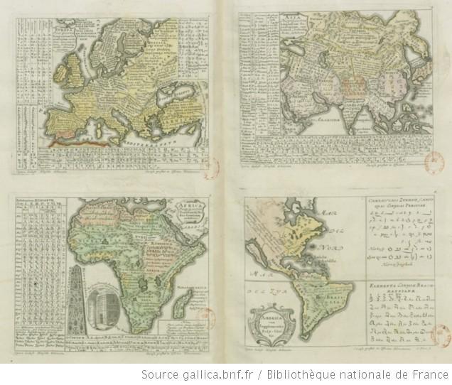 Carte linguistique de l'Europe et l'Afrique