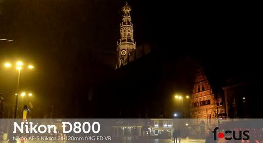 Test vidéo basse lumière Nikon D800