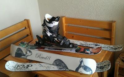 Skiboard à Tignes par Kyril