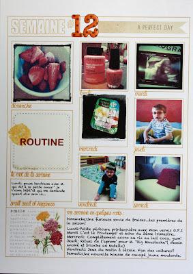 my weekly semaine 12