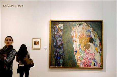 800 oeuvres de Klimt sont exposées à Vienne. Ici <i alt=