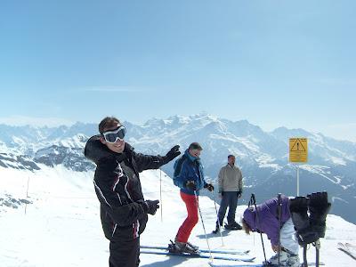 Grégory Capra face au Mont Blanc