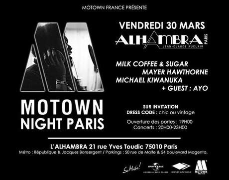 Concours : Gagnez vos invitations pour la soirée Motown à l'Alhambra !