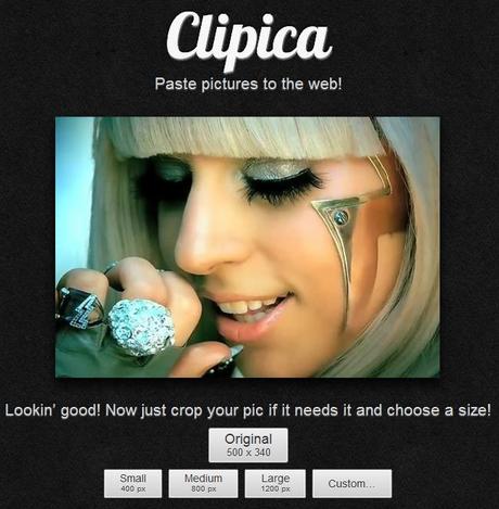 Clipica : un moyen simple de partager des images Web sur vos réseaux sociaux par un simple copier/coller