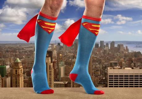 chaussettes superman geek gnd Des chaussettes à capes superman ? produits geek  geek gnd geekndev