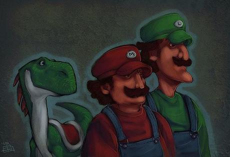 Mario imaginé par plusieurs artistes
