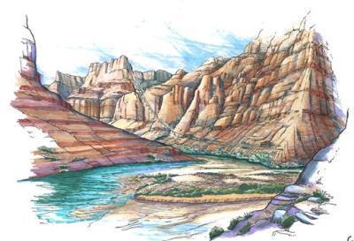 Vision d'Artiste du projet - Grand Canyon (Confluence Partners, LLC/HO)