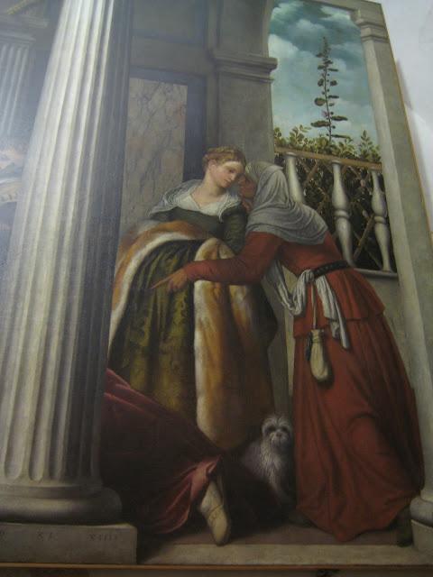 La Pietà : Tableau et autel se trouvant dans la tribune réservée aux nobles