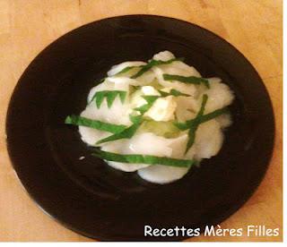 La recette Noix de St Jacques : Sashimi de Coquilles Saint Jacques À la « mayonnaise japonaise »