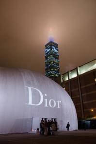 La superbe boutique Dior à Taïwan