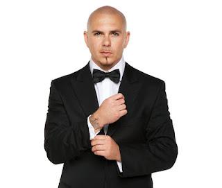 Pitbull enfile costume noir pour 