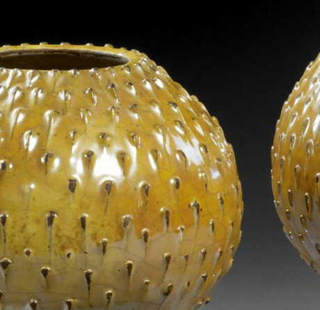 majolique deruta vase 2 Deux vase majolique de Deruta   Céramique Design & Moderne